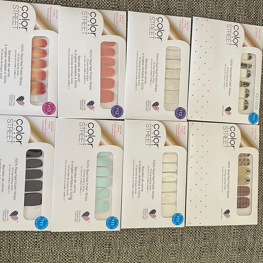 Color street 8 sets total unopened